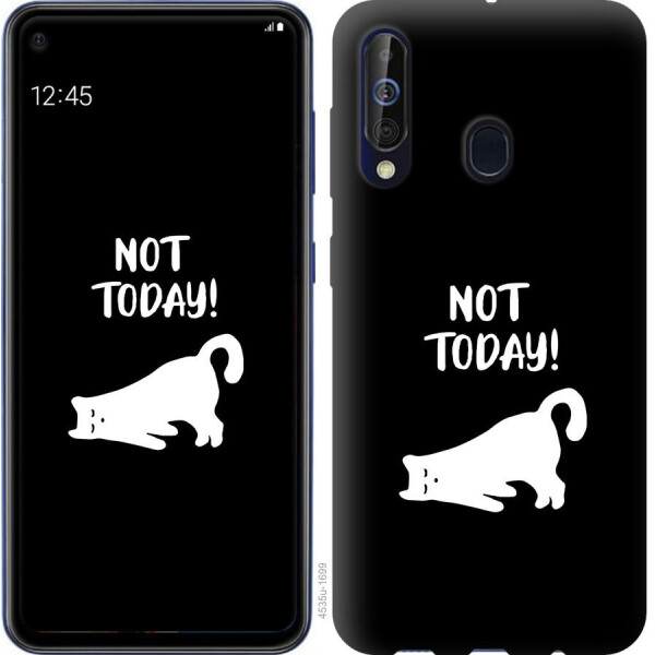 

Чехол на Samsung Galaxy A60 2019 A606F Уставший кот (04798)