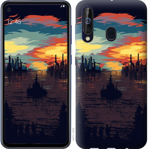 

Чехол на Samsung Galaxy A60 2019 A606F Череп-абстракция (04798)
