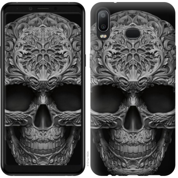 

Чехол на Samsung Galaxy A6s skull-ornament (04798)