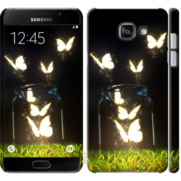 

Чехол на Samsung Galaxy A7 (2016) A710F Светящиеся бабочки (04798)