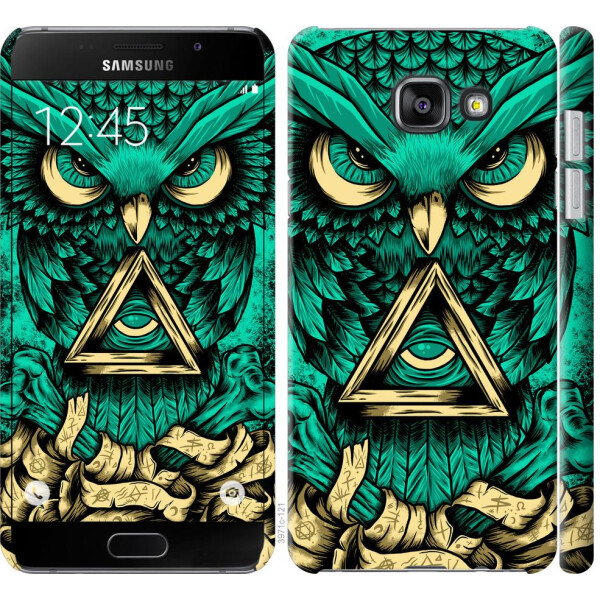 

Чехол на Samsung Galaxy A7 (2016) A710F Сова Арт-тату (04798)