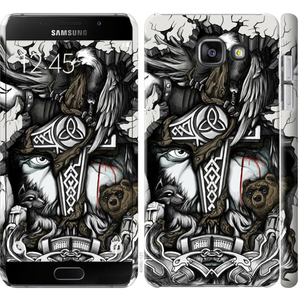 

Чехол на Samsung Galaxy A7 (2016) A710F Тату Викинг (04798)