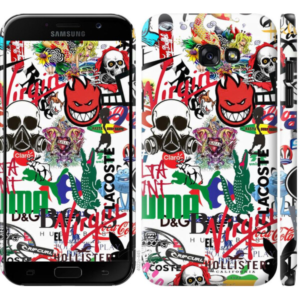 

Чехол на Samsung Galaxy A7 (2017) Many different logos (04798)