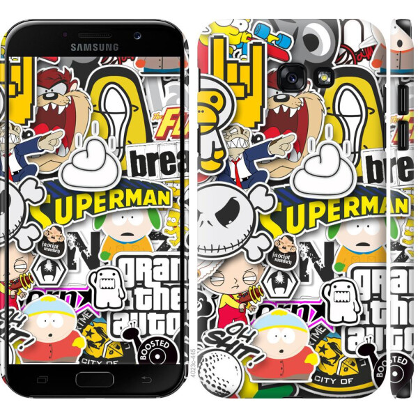 

Чехол на Samsung Galaxy A7 (2017) Popular logos (04798)