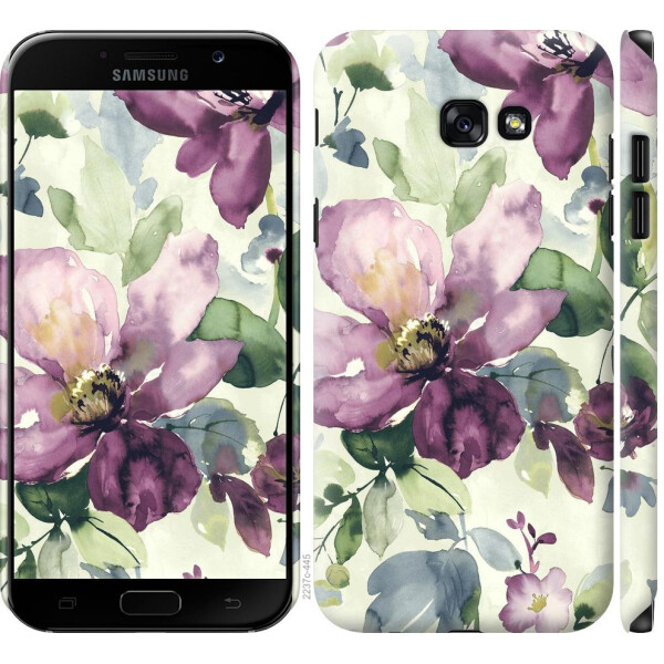 

Чехол на Samsung Galaxy A7 (2017) Цветы акварелью (04798)