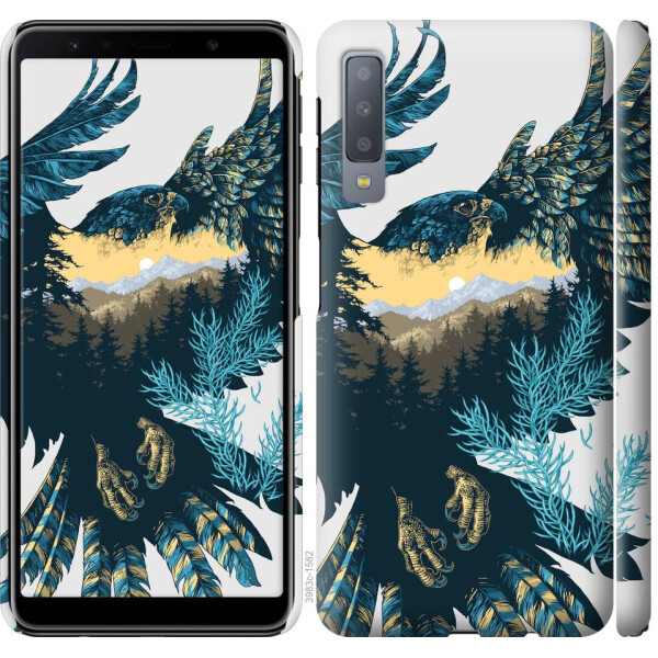 

Чехол на Samsung Galaxy A7 (2018) A750F Арт-орел на фоне природы (04798)