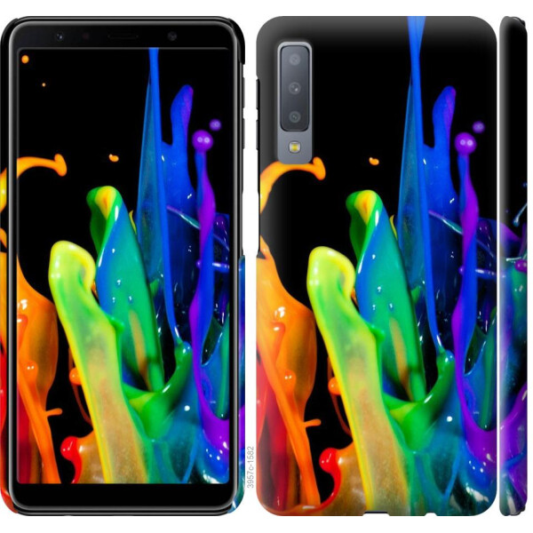 

Чехол на Samsung Galaxy A7 (2018) A750F брызги краски (04798)