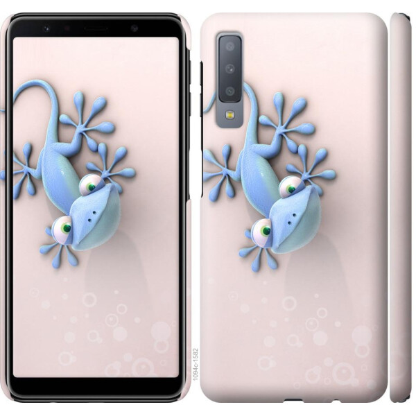 

Чехол на Samsung Galaxy A7 (2018) A750F Геккончик (04798)