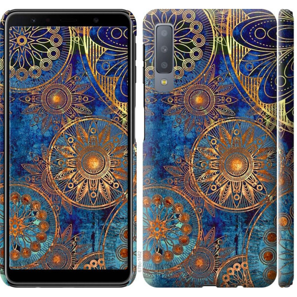 

Чехол на Samsung Galaxy A7 (2018) A750F Золотой узор (04798)
