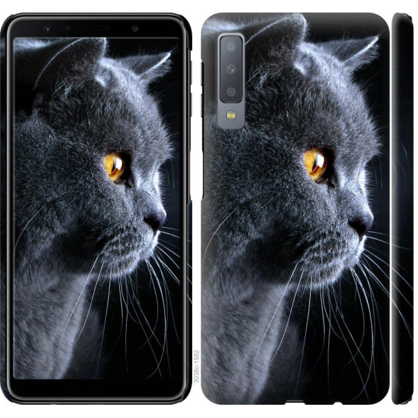 

Чехол на Samsung Galaxy A7 (2018) A750F Красивый кот (04798)