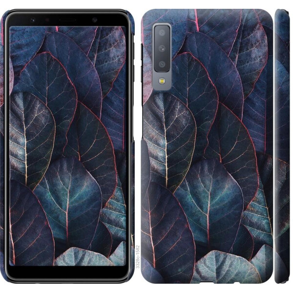

Чехол на Samsung Galaxy A7 (2018) A750F Листья v3 (04798)