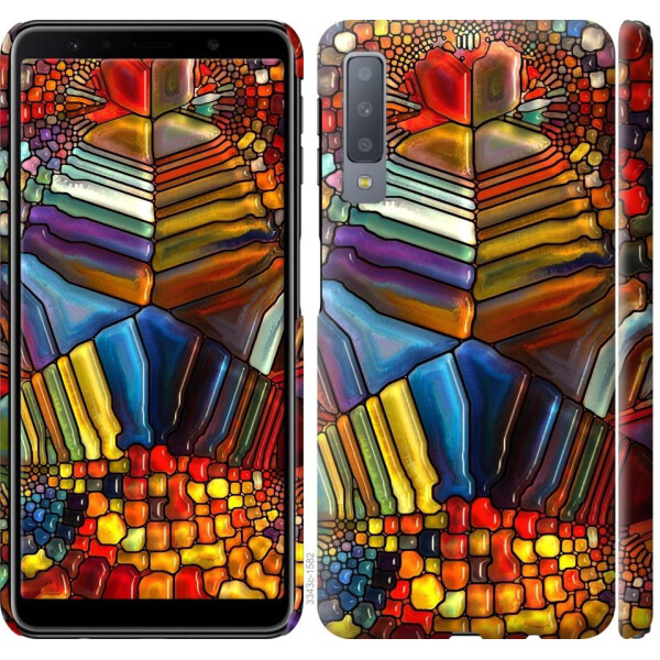 

Чехол на Samsung Galaxy A7 (2018) A750F Разноцветный витраж (04798)