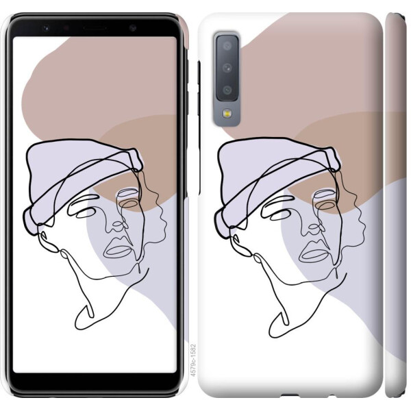 

Чехол на Samsung Galaxy A7 (2018) A750F Силуэт (04798)