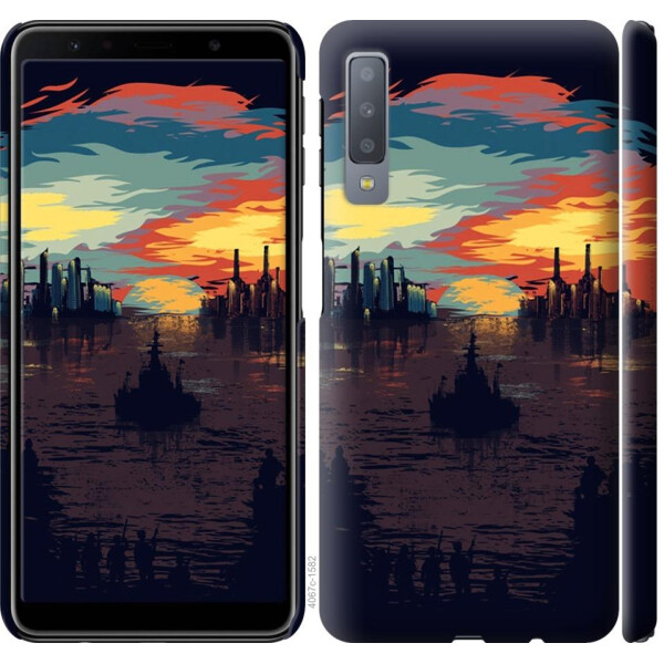 

Чехол на Samsung Galaxy A7 (2018) A750F Череп-абстракция (04798)