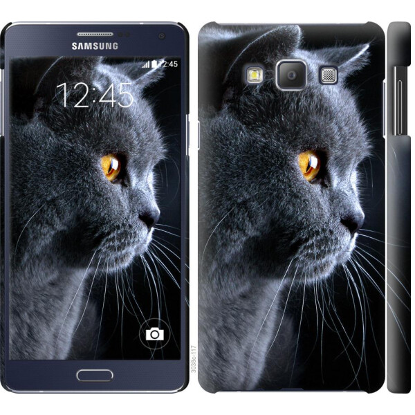 

Чехол на Samsung Galaxy A7 A700H Красивый кот (04798)