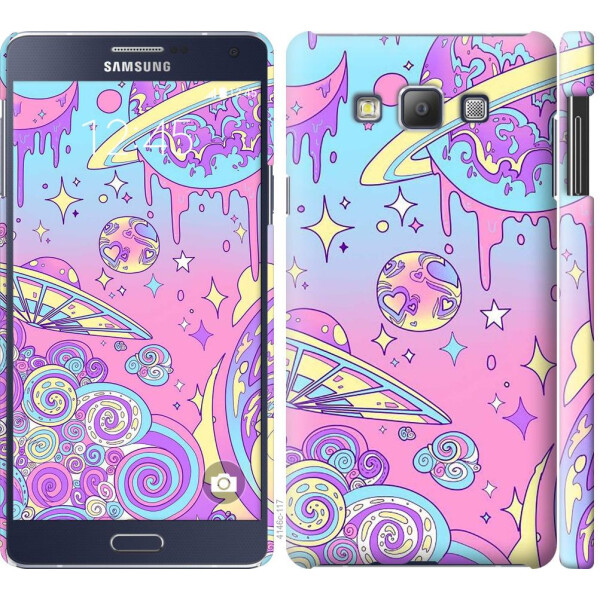 

Чехол на Samsung Galaxy A7 A700H Розовая галактика (04798)