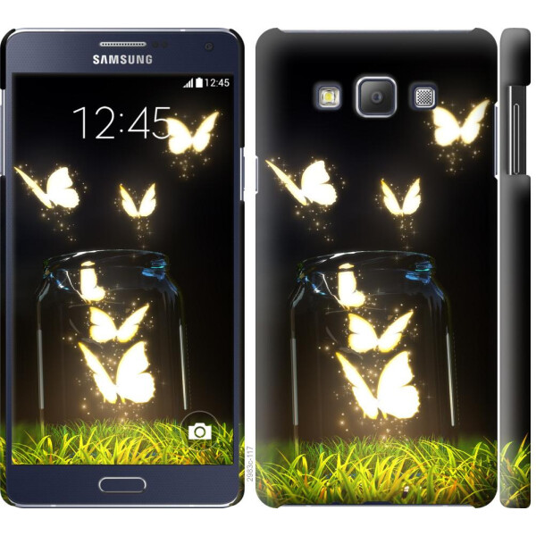 

Чехол на Samsung Galaxy A7 A700H Светящиеся бабочки (04798)