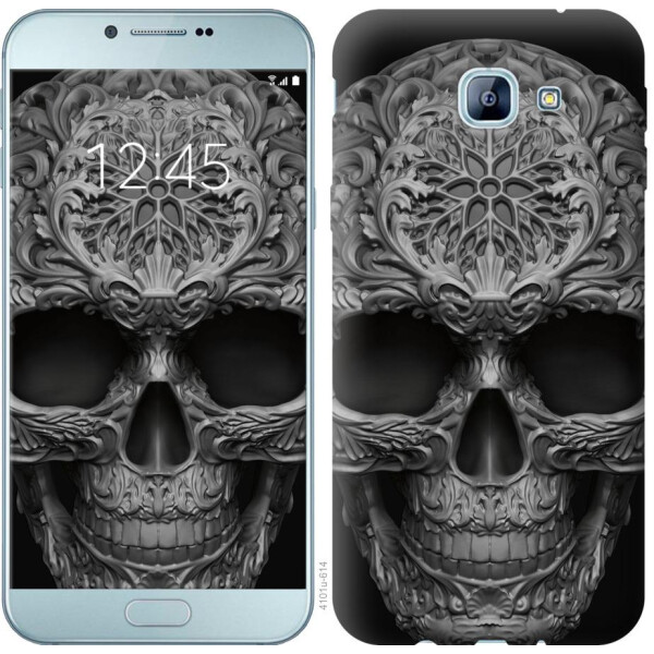 Чехол на Samsung Galaxy A8 (2016) A810 skull-ornament (04798)