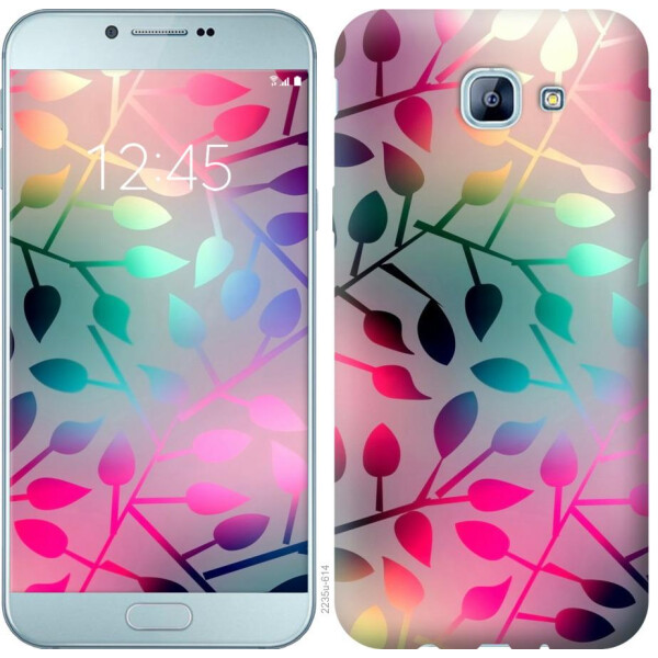 

Чехол на Samsung Galaxy A8 (2016) A810 Листья (04798)