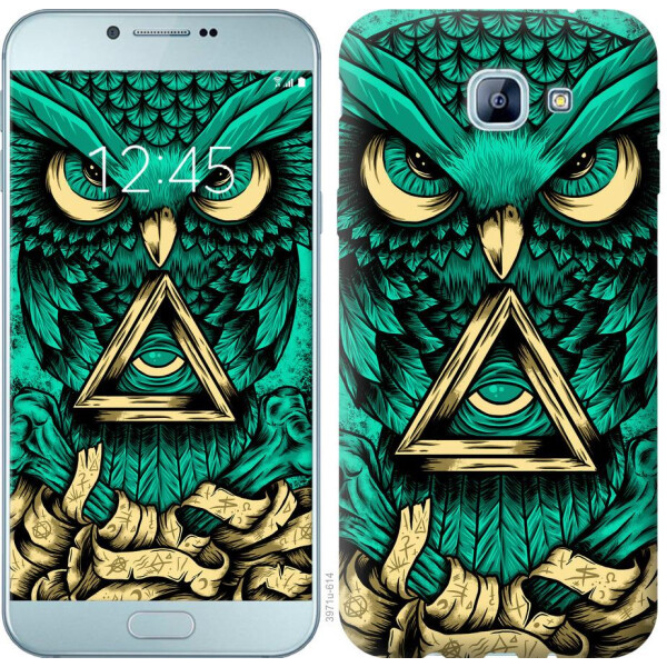 

Чехол на Samsung Galaxy A8 (2016) A810 Сова Арт-тату (04798)