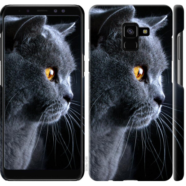 

Чехол на Samsung Galaxy A8 Plus 2018 A730F Красивый кот (04798)