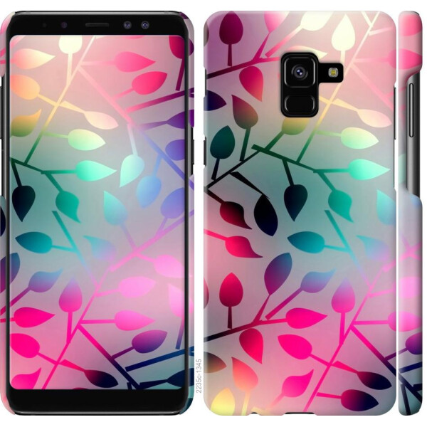 

Чехол на Samsung Galaxy A8 Plus 2018 A730F Листья (04798)