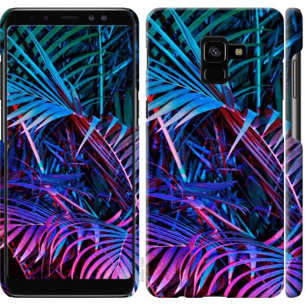 

Чехол на Samsung Galaxy A8 Plus 2018 A730F Папоротник под ультрафиолетом (04798)