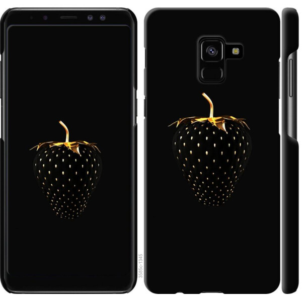 

Чехол на Samsung Galaxy A8 Plus 2018 A730F Черная клубника (04798)
