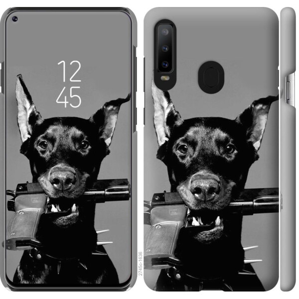 

Чехол на Samsung Galaxy A8S Доберман (04798)