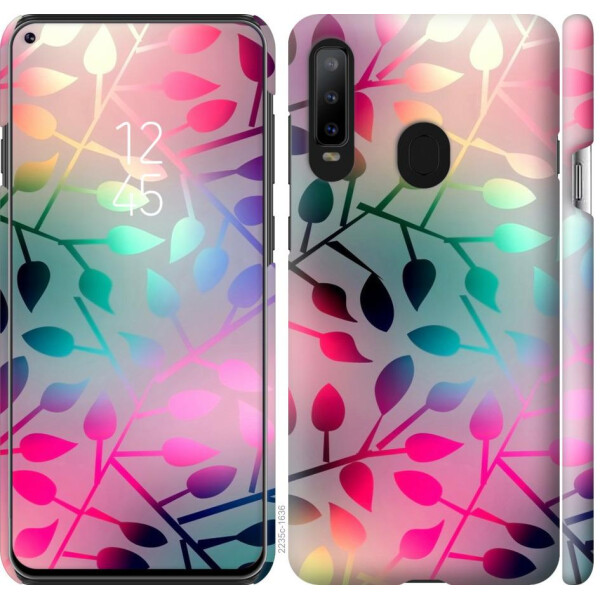 

Чехол на Samsung Galaxy A8S Листья (04798)