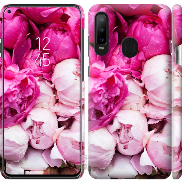 

Чехол на Samsung Galaxy A8S Розовые пионы (04798)