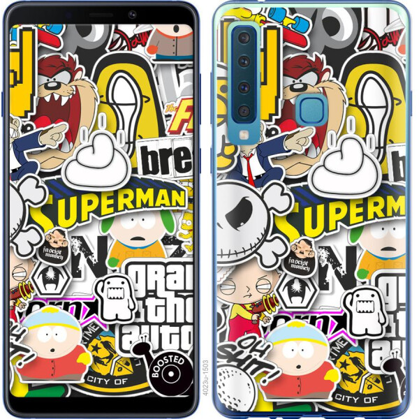 

Чехол на Samsung Galaxy A9 (2018) Popular logos (04798)