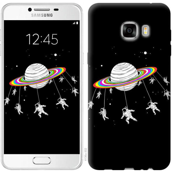 

Чехол на Samsung Galaxy C7 C7000 Лунная карусель (04798)