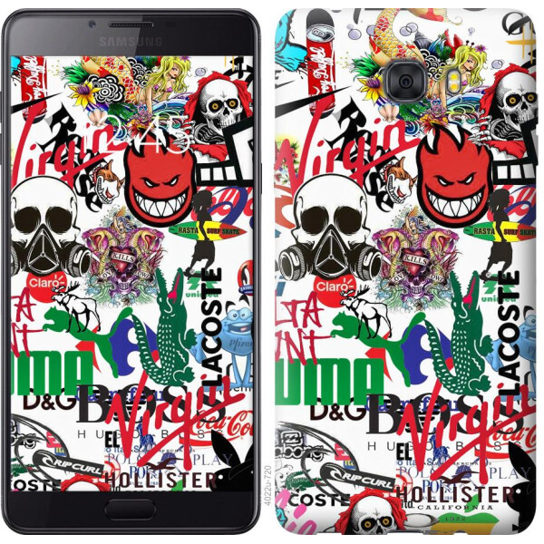 

Чехол на Samsung Galaxy C9 Pro Many different logos (04798)