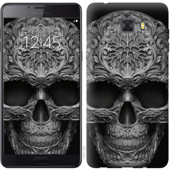 

Чехол на Samsung Galaxy C9 Pro skull-ornament (04798)
