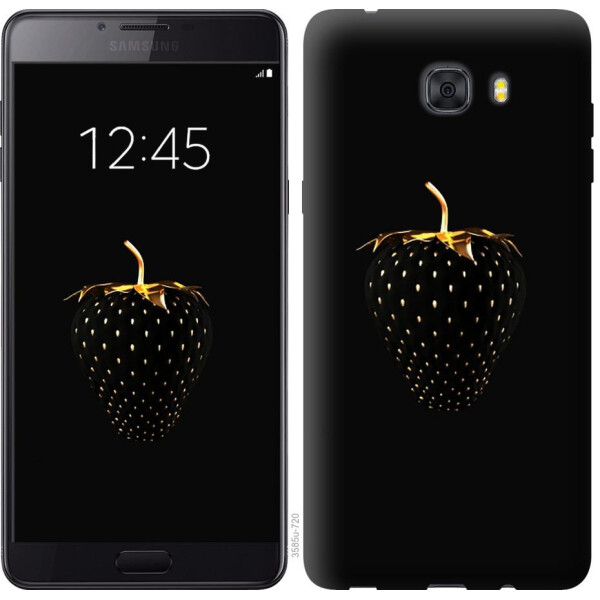 

Чехол на Samsung Galaxy C9 Pro Черная клубника (04798)