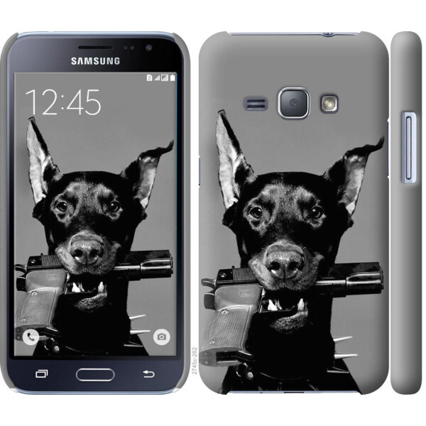 

Чехол на Samsung Galaxy J1 (2016) Duos J120H Доберман (04798)