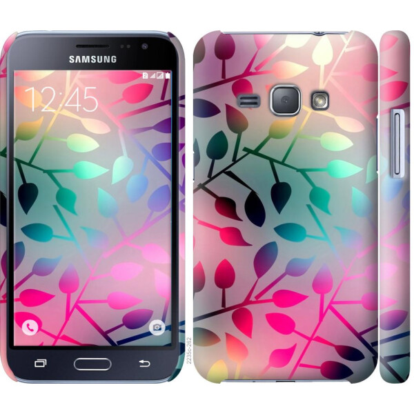 

Чехол на Samsung Galaxy J1 (2016) Duos J120H Листья (04798)