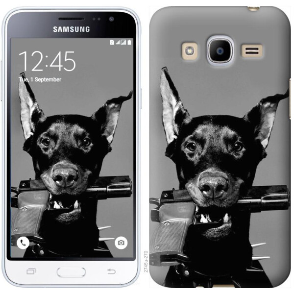 

Чехол на Samsung Galaxy J2 (2016) J210 Доберман (04798)