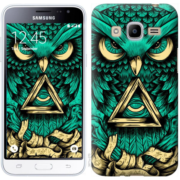 

Чехол на Samsung Galaxy J2 (2016) J210 Сова Арт-тату (04798)