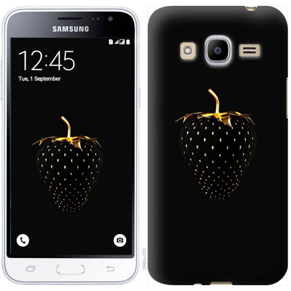 

Чехол на Samsung Galaxy J2 (2016) J210 Черная клубника (04798)