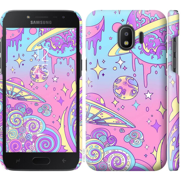 

Чехол на Samsung Galaxy J2 2018 Розовая галактика (04798)