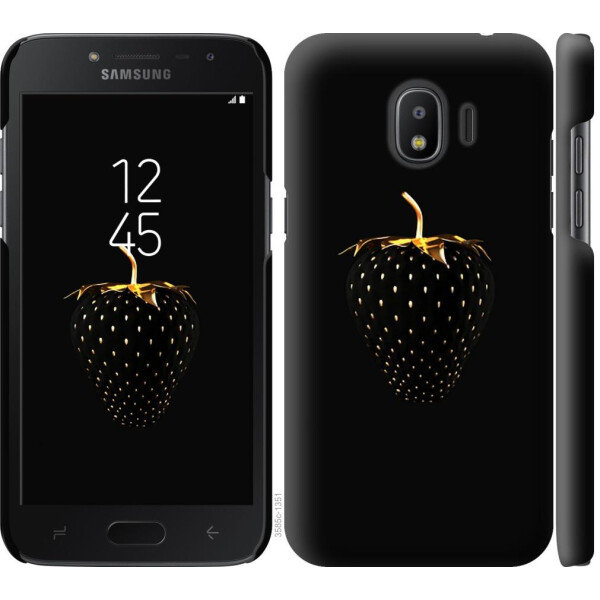 

Чехол на Samsung Galaxy J2 2018 Черная клубника (04798)