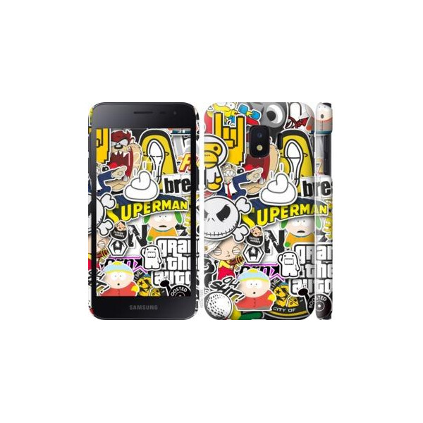 

Чехол на Samsung Galaxy J2 Core Popular logos (04798)