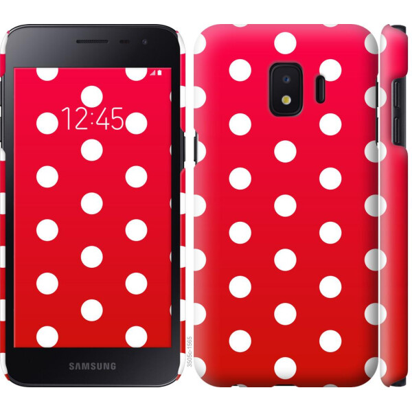 

Чехол на Samsung Galaxy J2 Core Градиент, Горошек (04798)