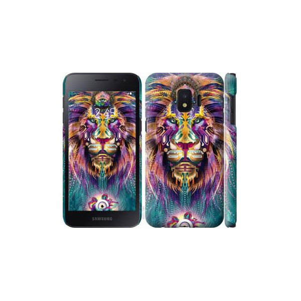

Чехол на Samsung Galaxy J2 Core Люминесцентный лев (04798)
