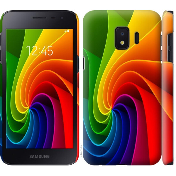 

Чехол на Samsung Galaxy J2 Core Радужный вихрь (04798)