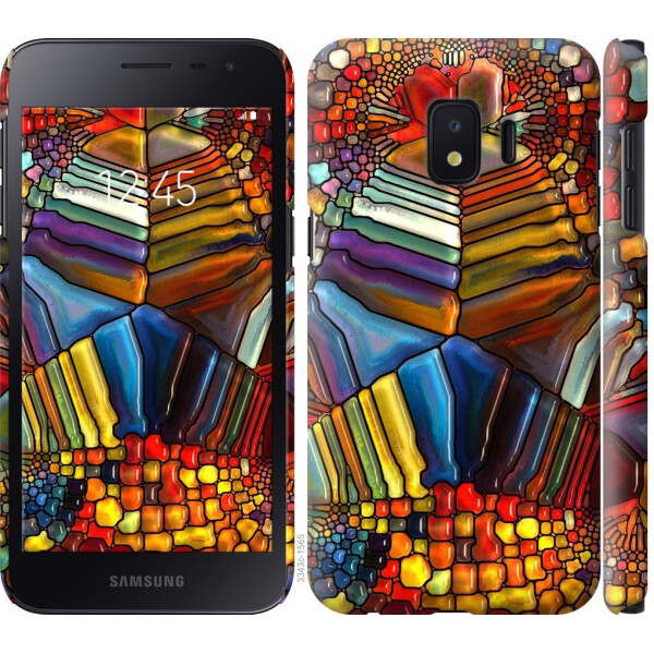

Чехол на Samsung Galaxy J2 Core Разноцветный витраж (04798)