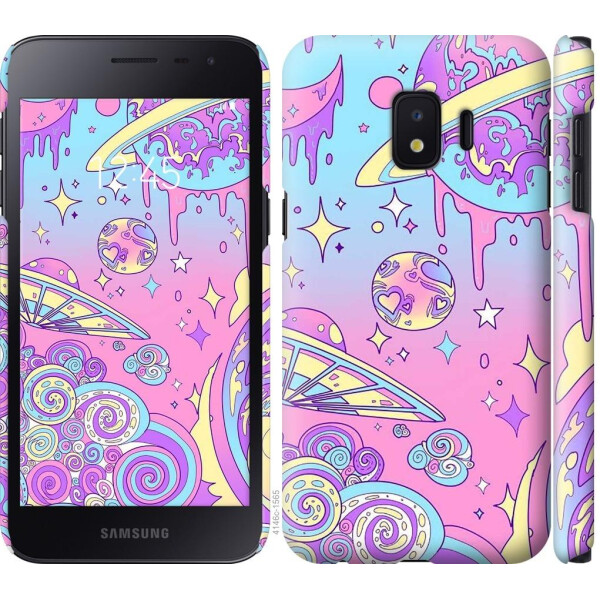 

Чехол на Samsung Galaxy J2 Core Розовая галактика (04798)
