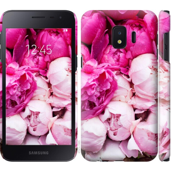 

Чехол на Samsung Galaxy J2 Core Розовые пионы (04798)